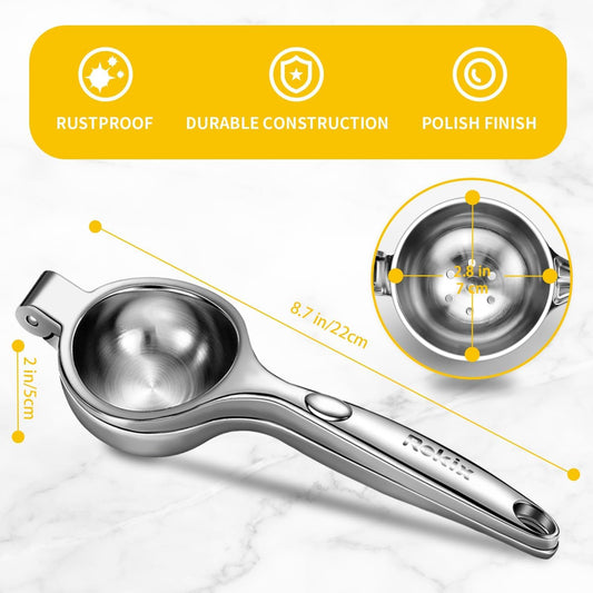 Lemon Squeezer, Heavy Duty Manual Citrus Juicer for Lemons & Limes