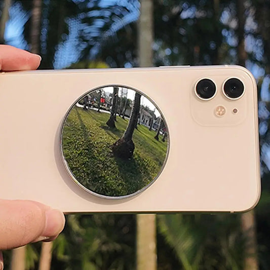 Handheld Selfie Mirror Portable round Reflection Convex Mirrors for Photography Prop Vlogging Traveling Accessories